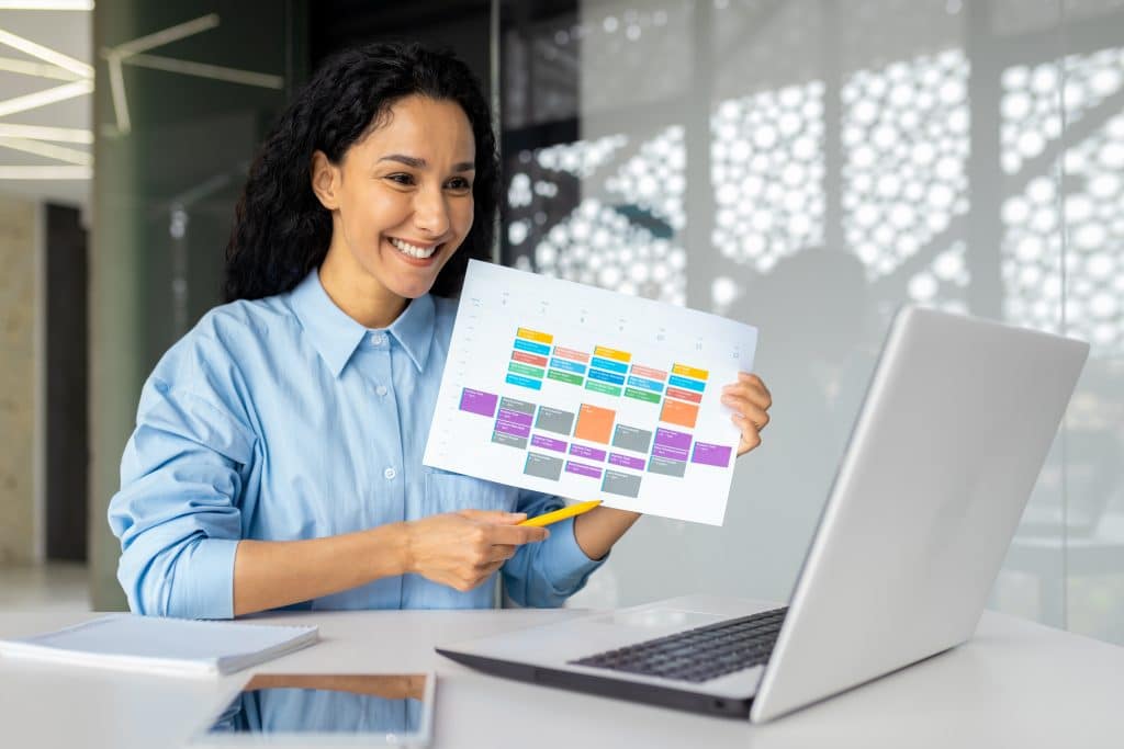 structured digital project workflow dashboard